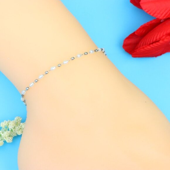 Elegant Handmade Anklet – Perfect for Women & Girls | Ideal Gift Option, DYC1235 - Picture 4 of 7
